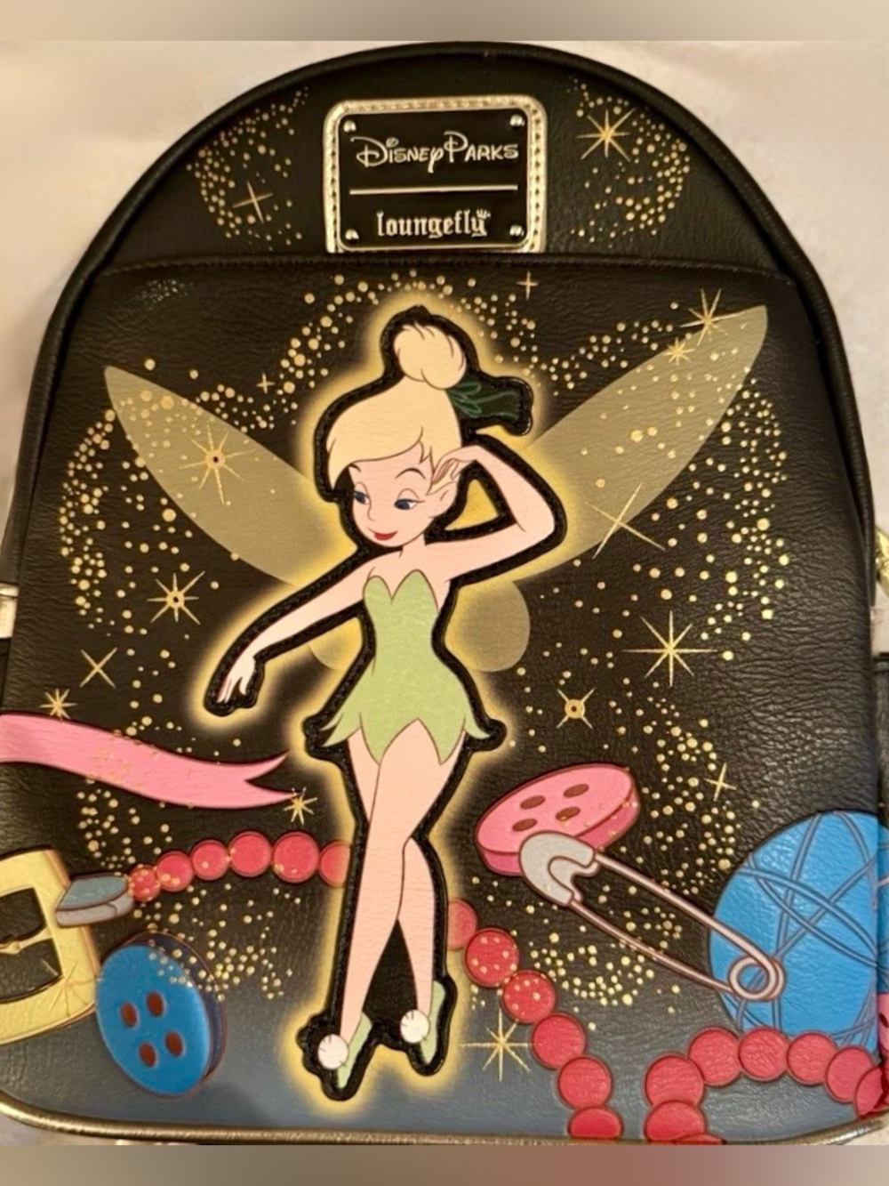 Loungefly Mini Backpack - Disney Parks Tinker Bell scene from Peter Pan